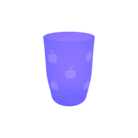 Glass Little Apple Lilac