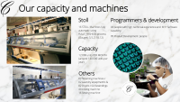 Our capacity and machines