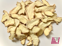 Machine dehydrated ginger flakes