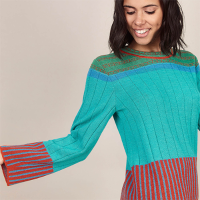 Ribbed Stripes Pullover