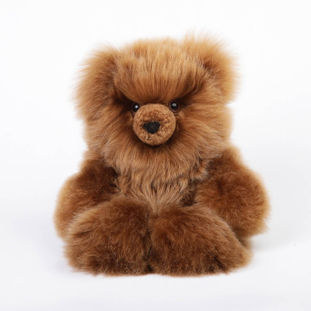 Baby owl teddy / Beautiful 100% alpaca fur teddy shops / Extremely soft teddy / Limited edition teddy / Handmade in Cusco-Peru / Luxury gift .