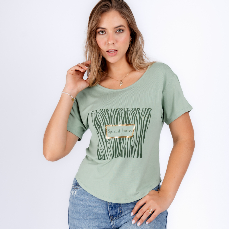 Viscose fabric T shirt Lore model